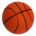 Mini Knautschball im Basketball-Design, Durchmesser ca. 6cm