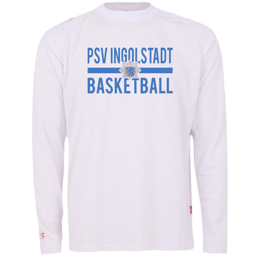 PSV Ingolstadt Basketball Longsleeve weiß