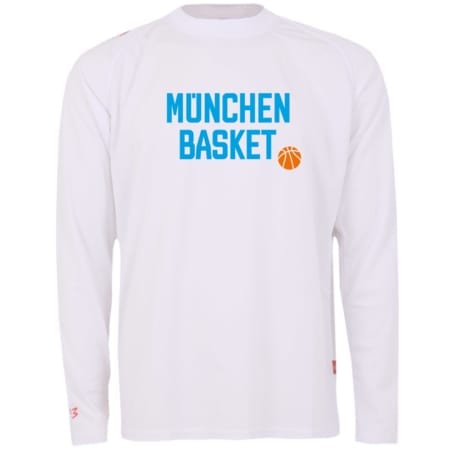 München Basket Longsleeve weiß