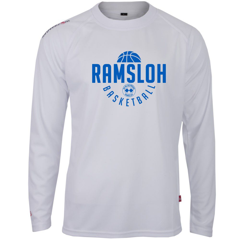 Ramsloh City Basketball Longsleeve weiß