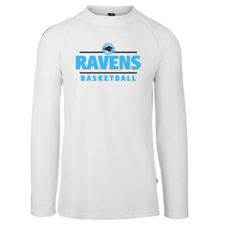 Ravens City Basketball Longsleeve weiß