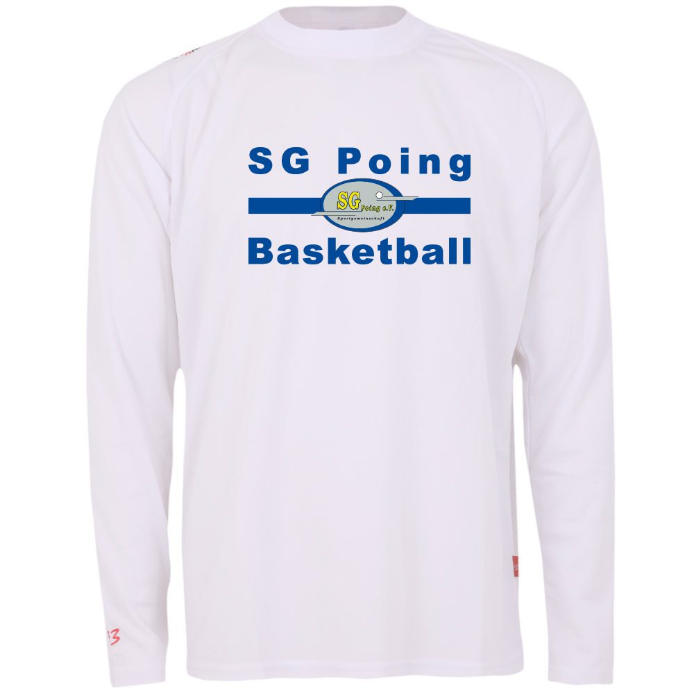 SG Poing Basketball Longsleeve weiß