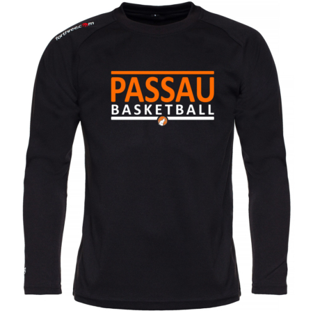 Passau City Basketball Longsleeve schwarz