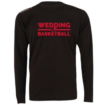 Wedding Basketball Longsleeve schwarz