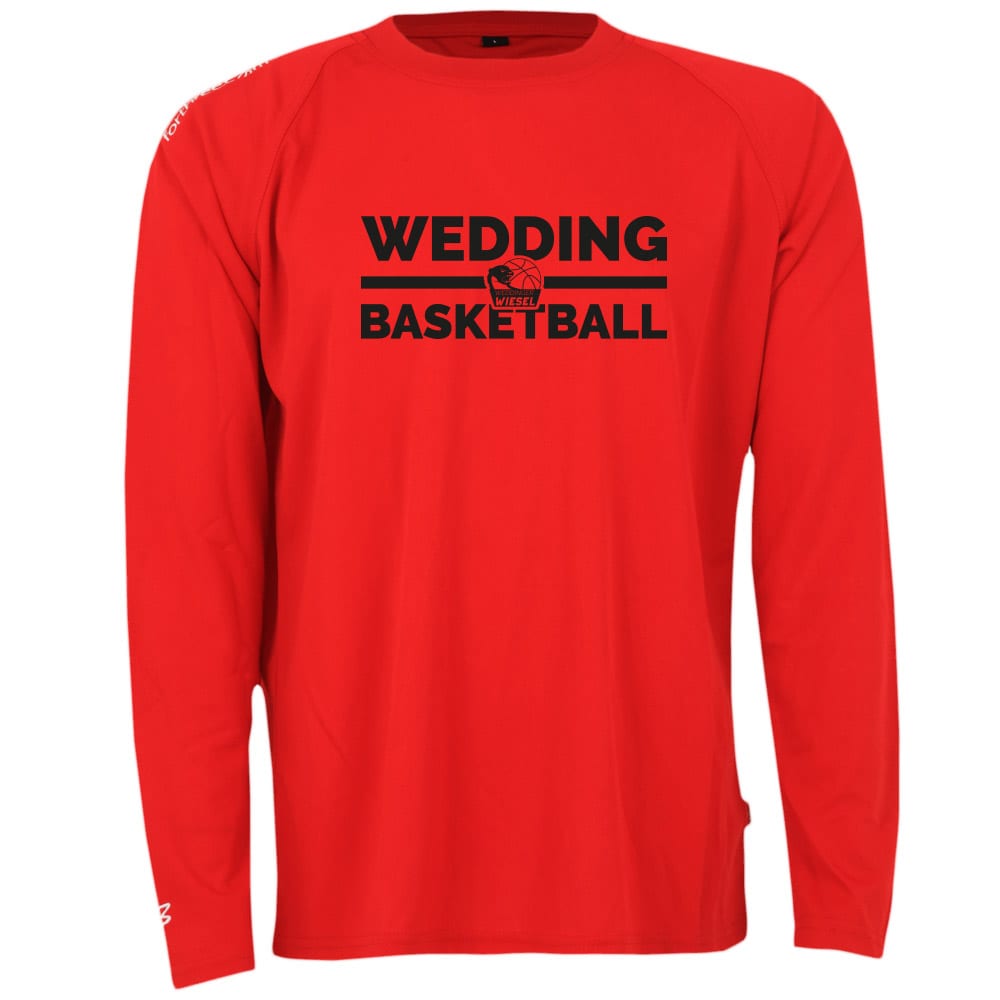 Wedding Basketball Longsleeve rot
