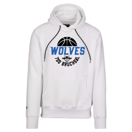 Wolves Bruchsal City Basketball Kapuzensweater weiß