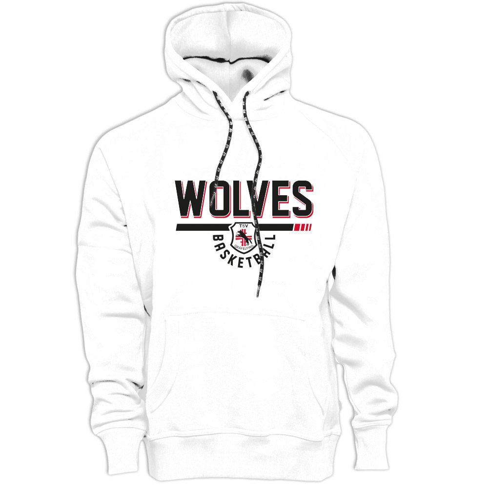 Wolves Gräfelfing Kapuzensweater weiß