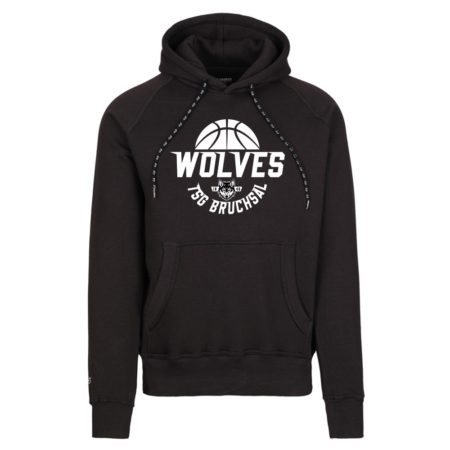 Wolves Bruchsal City Basketball Kapuzensweater schwarz