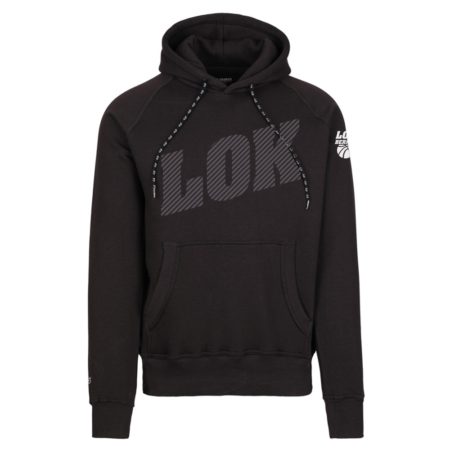 GreyLOK Kapuzensweater schwarz Front