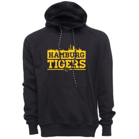 Hamburg Tigers Kapuzensweater schwarz