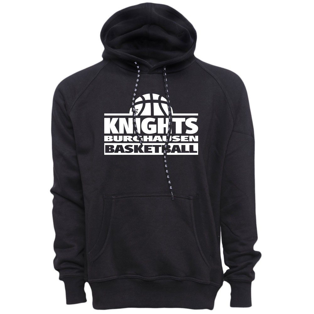 Knights Burghausen Basketball Kapuzensweater schwarz