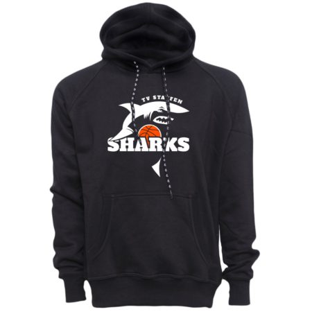 Sharks Kapuzensweater schwarz
