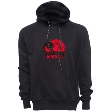 Weddinger Wiesel Kapuzensweater schwarz