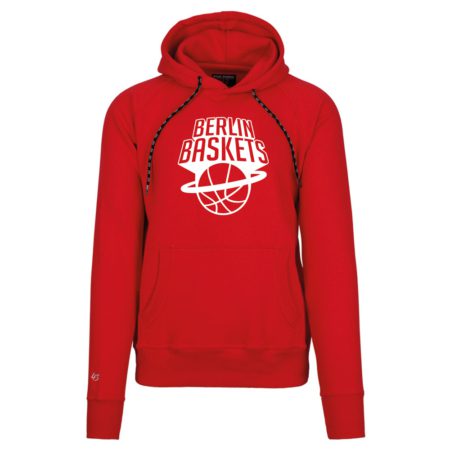 Berlin Baskets Kapuzensweater rot