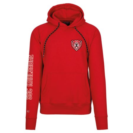 Grizzlies Karlsruhe nur Kopf Klein Kapuzensweater rot