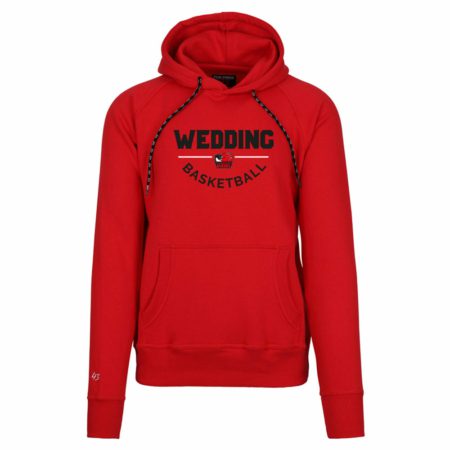 Wedding Basketball Kapuzensweater rot