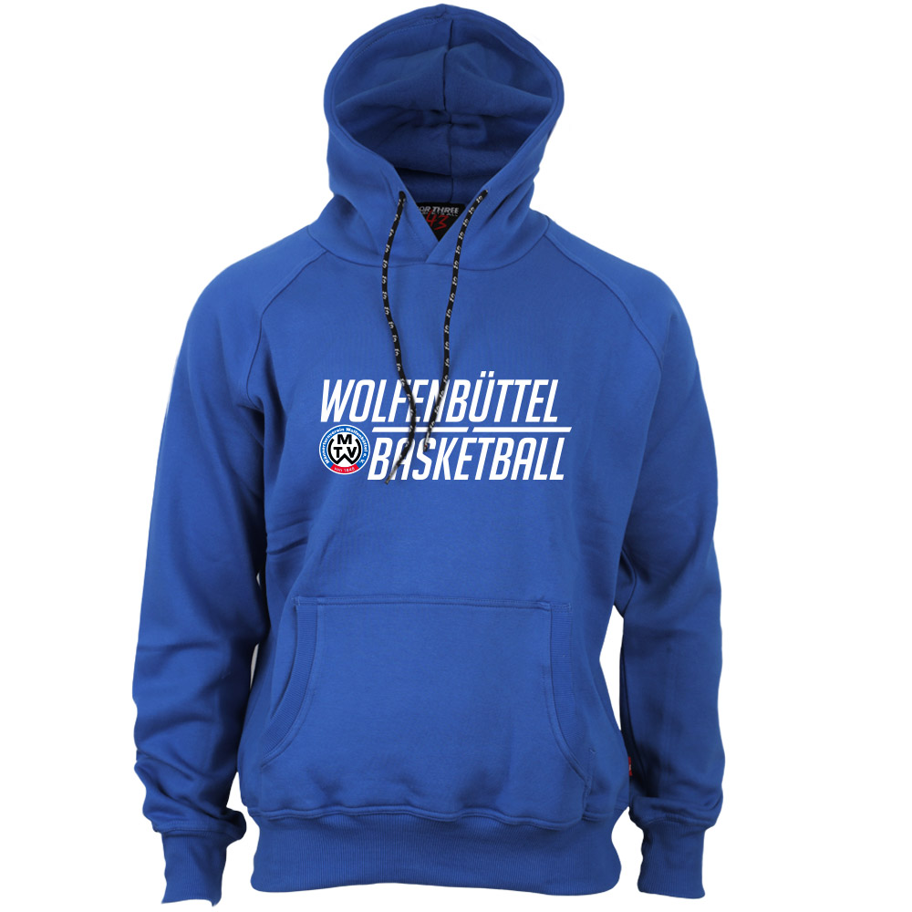 Wolfenbüttel Basketball Kapuzensweater royalblau