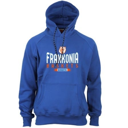 Baskets Frankonia Kapuzensweater blau