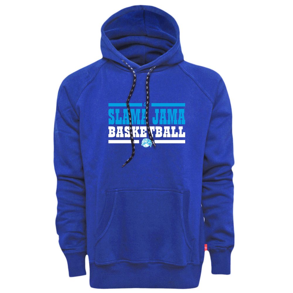 SLAMA JAMA Basketball Kapuzensweater royalblau