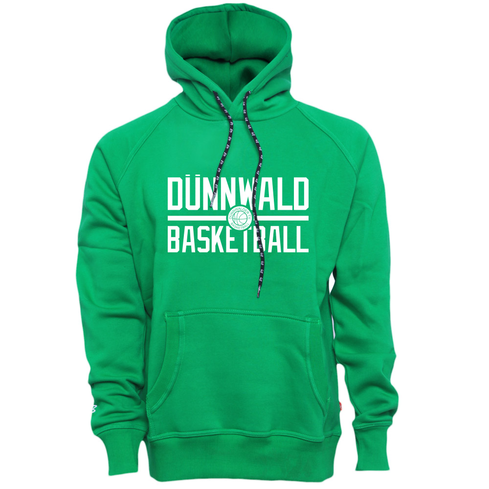 Dünnwald City Basketball Kapuzensweater grün