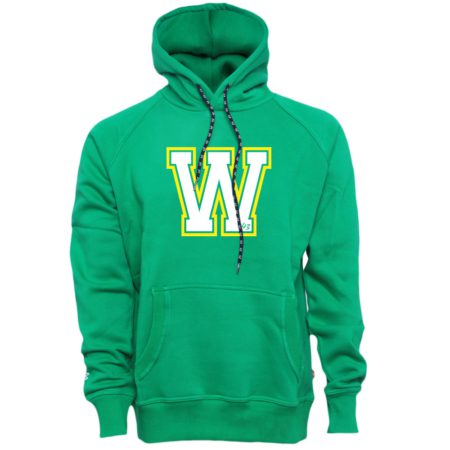 W like Wedel Kapuzensweater grün