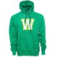 W like Wedel Kapuzensweater grün