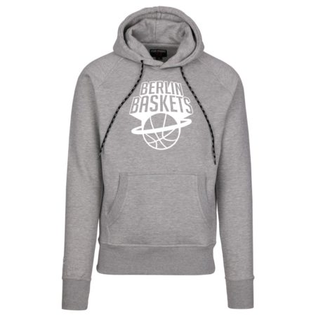 Berlin Baskets Kapuzensweater grau