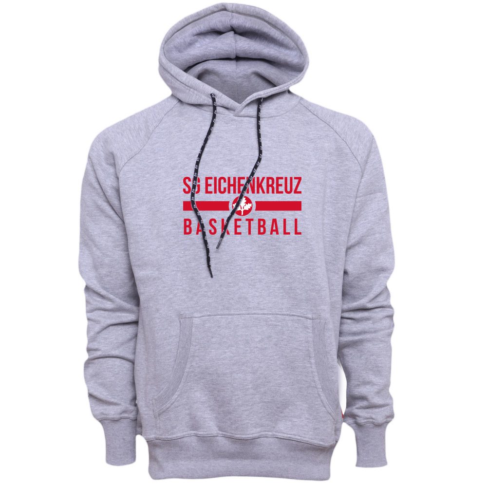 Eichenkreuz City Basketball Kapuzensweater grau