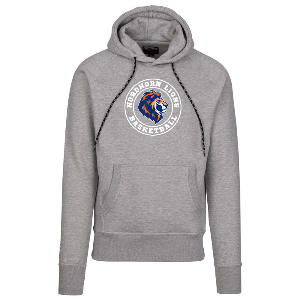 Nordhorn Lions Basketball Kapuzensweater grau