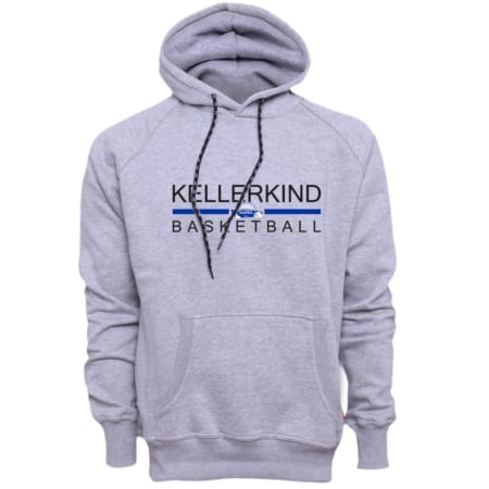 Kellerkind Basketball Kapuzensweater grau