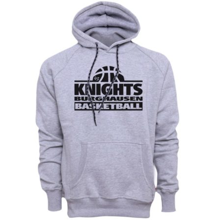 Knights Burghausen Basketball Kapuzensweater grau