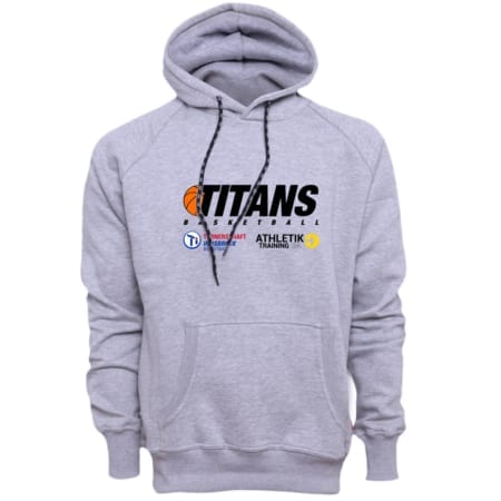 TITANS Basketball Kapuzensweater grau