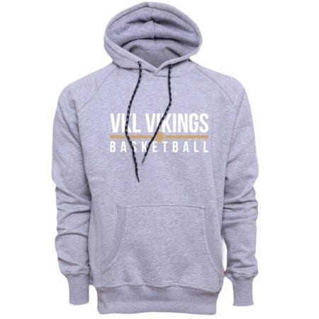 Vikings City Basketball Kapuzensweater grau
