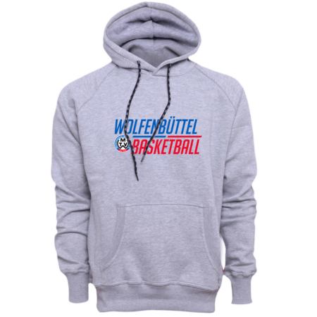 Wolfenbüttel Basketball Kapuzensweater grau