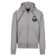 Heesseler SV Wappen Basketball Kapuzenjacke Zip-Hoody grau