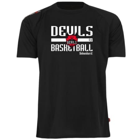 Devils Basketball Delmenhorst Shooting Shirt schwarz