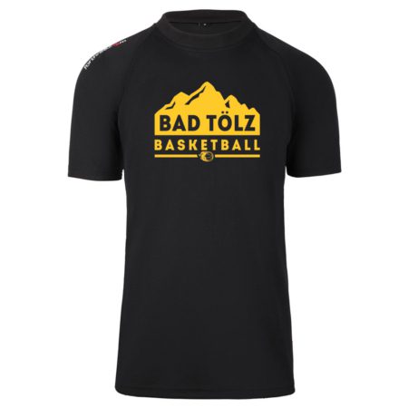 Bad Tölz Basketball Berge Shooting Shirt schwarz
