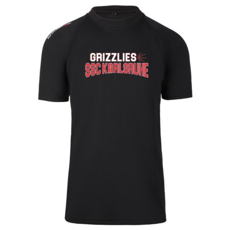 Grizzlies Karslsuhe Slogan Shooting Shirt schwarz