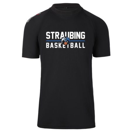 Straubing Basketball Shooting Shirt schwarz