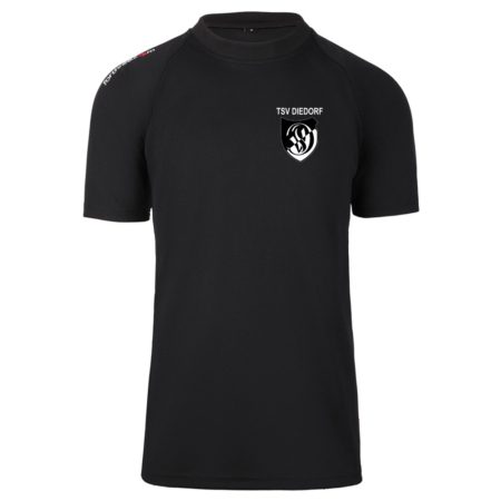 TSV Diedorf Wappen Shooting Shirt schwarz