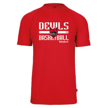 Devils Basketball Delmenhorst Shooting Shirt rot
