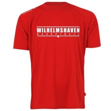 Wilhelmshaven Basketball Shooting Shirt rot