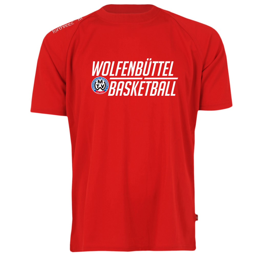 Wolfenbüttel Basketball Shooting Shirt rot