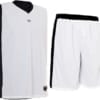 Basketballset LineUp Trikot+Hose weiß/schwarz