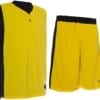 Basketballset LineUp Trikot+Hose gelb/schwarz