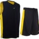 Basketballset LineUp Trikot+Hose schwarz/gelb