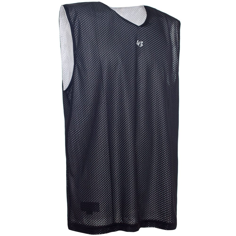 Reversible Basketball Practice Jersey schwarz / weiß