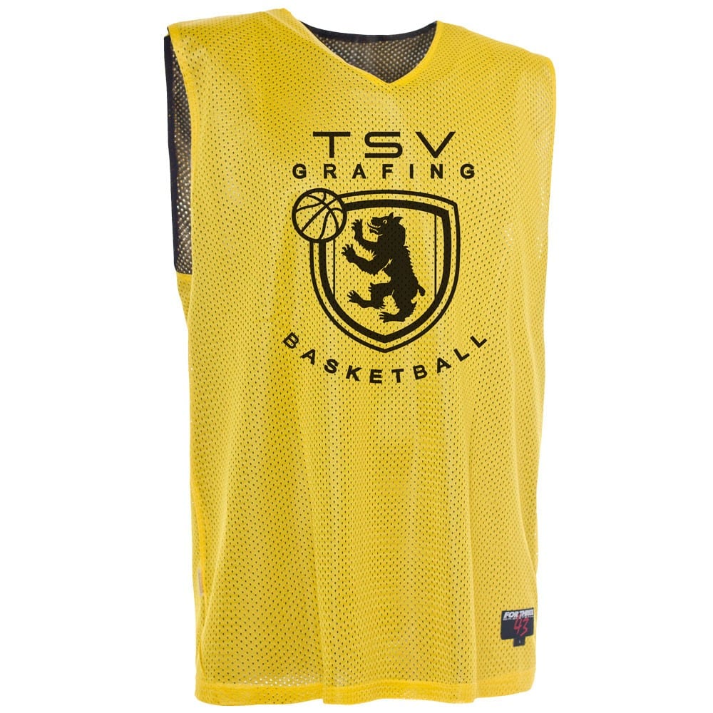 TSV Grafing Basketball Reversible Basketball Jersey BASIC schwarz/gelb