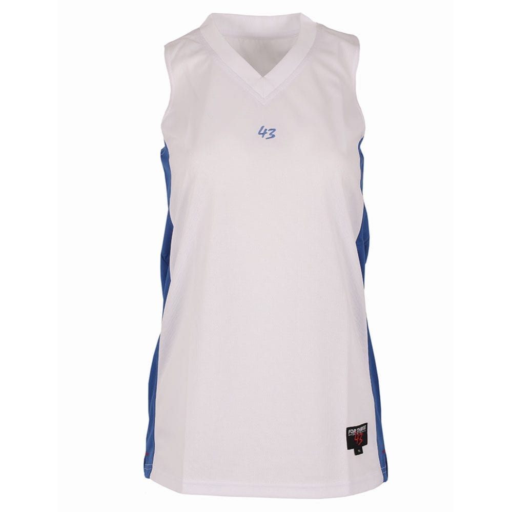 Basketball Damen Trikot PRO weiß/blau