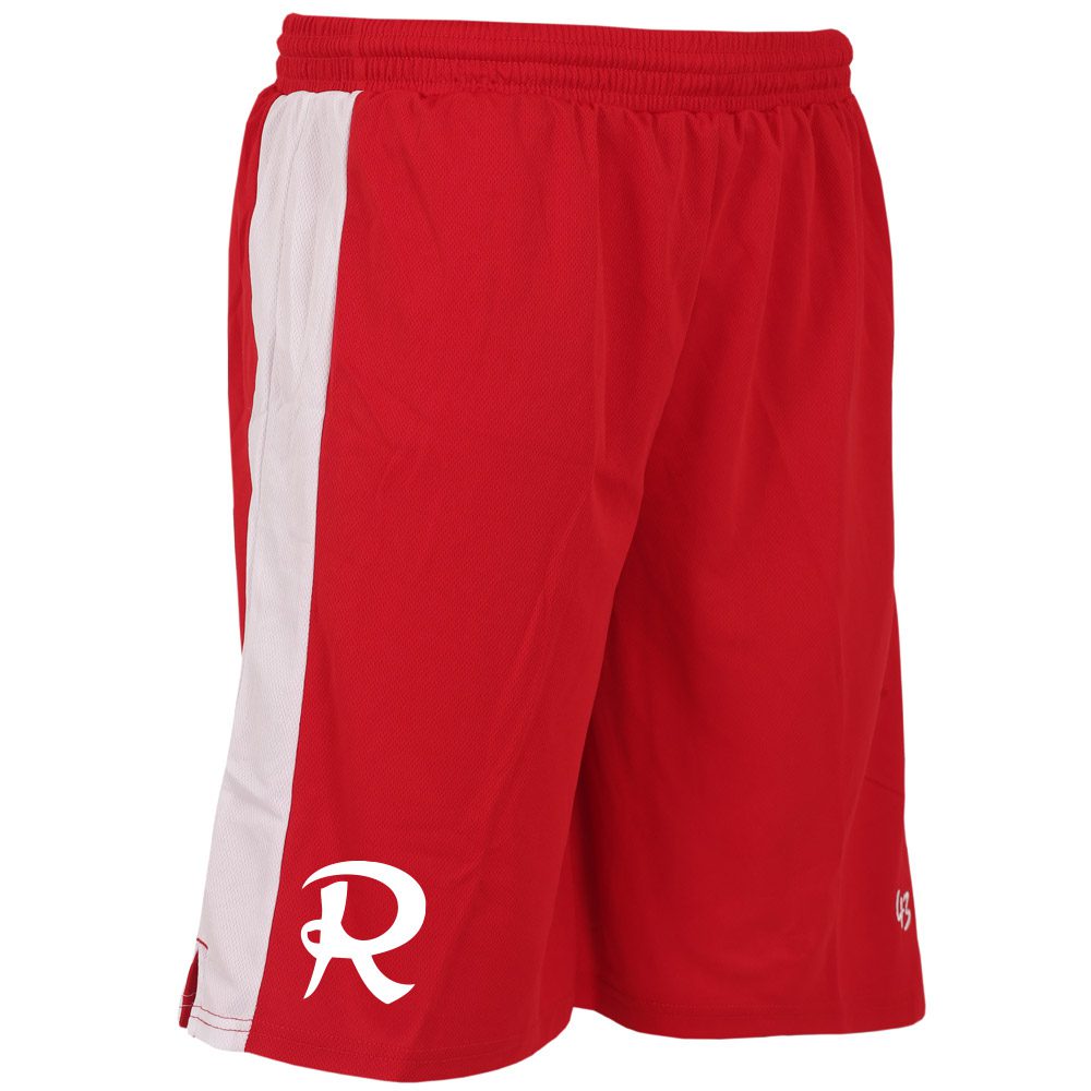 R Basketball Short PRO rot/weiß